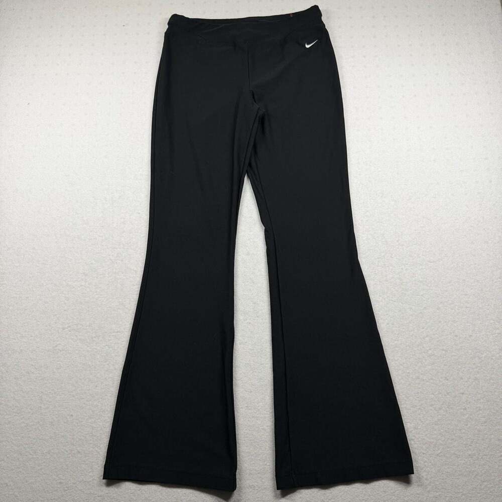 Nike Dri-FIT Yoga Flare Pants Women’s Small Black Bootcut Athletic Leggings